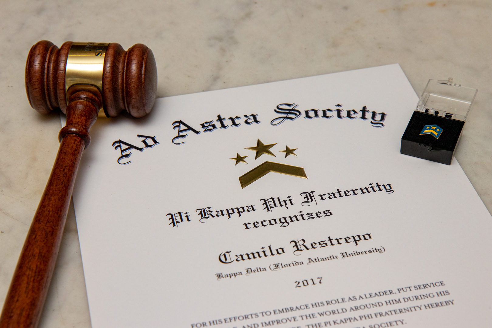 bronze forstørrelse midlertidig The Ad Astra Society - Pi Kappa Phi Fraternity
